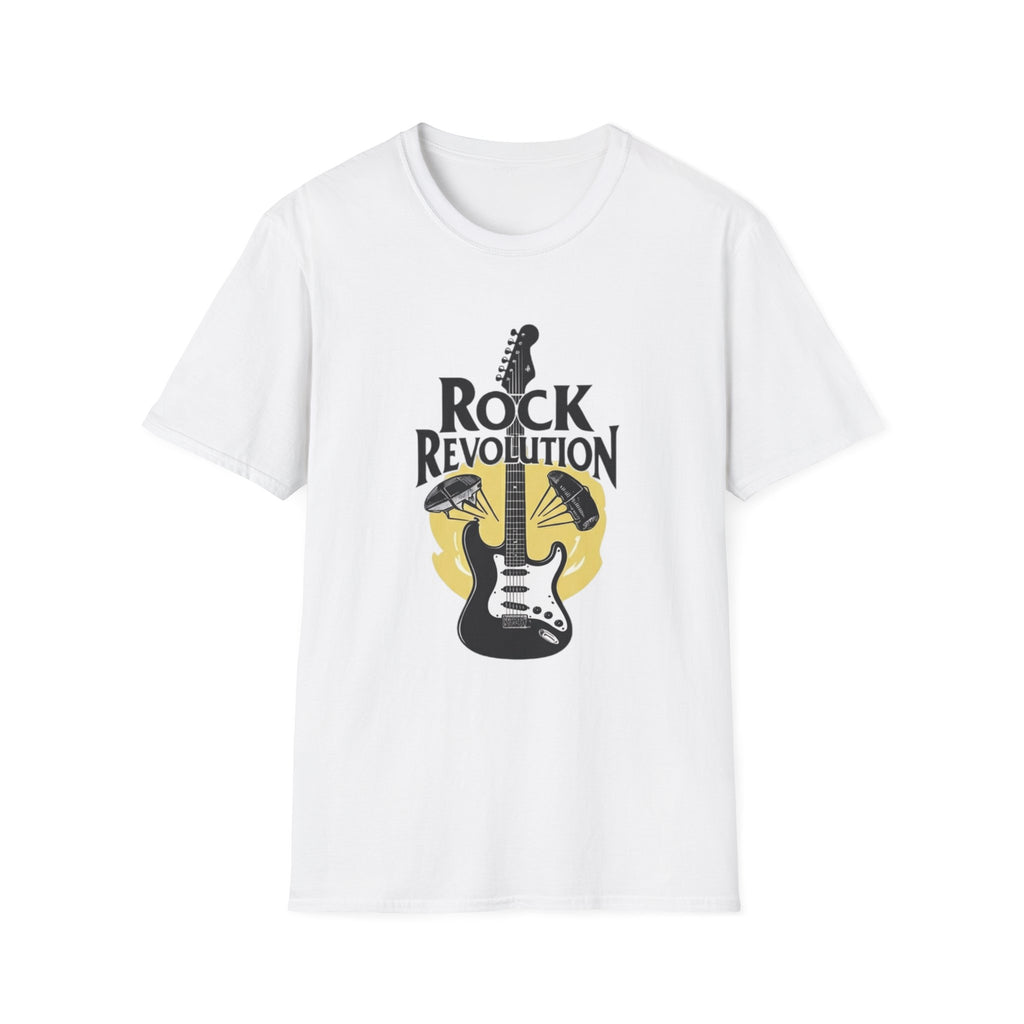 Rock Revolution Guitar T-Shirt — Vintage Electric Guitar Music Tee