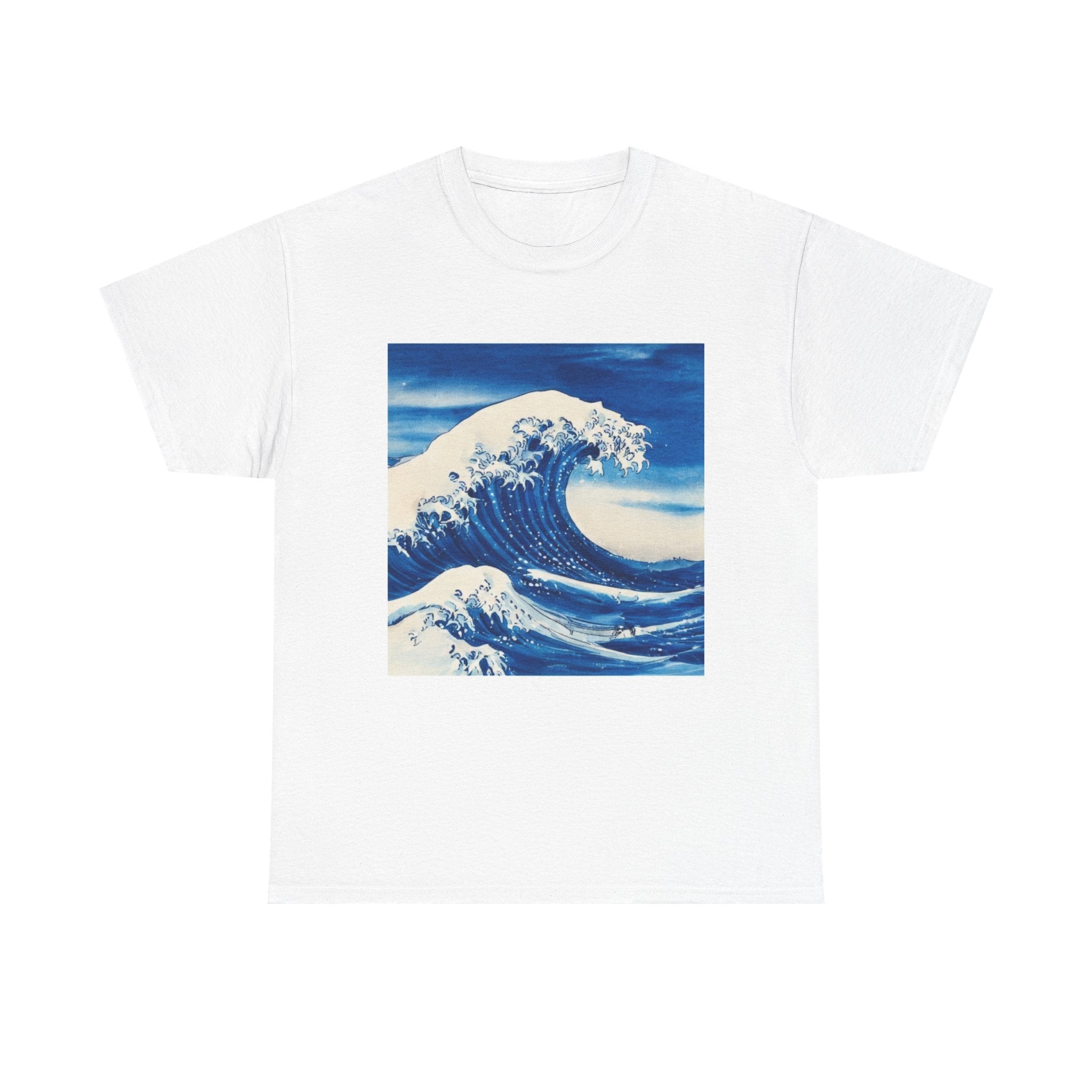 T-Shirt — Vintage Great Wave Print Tee