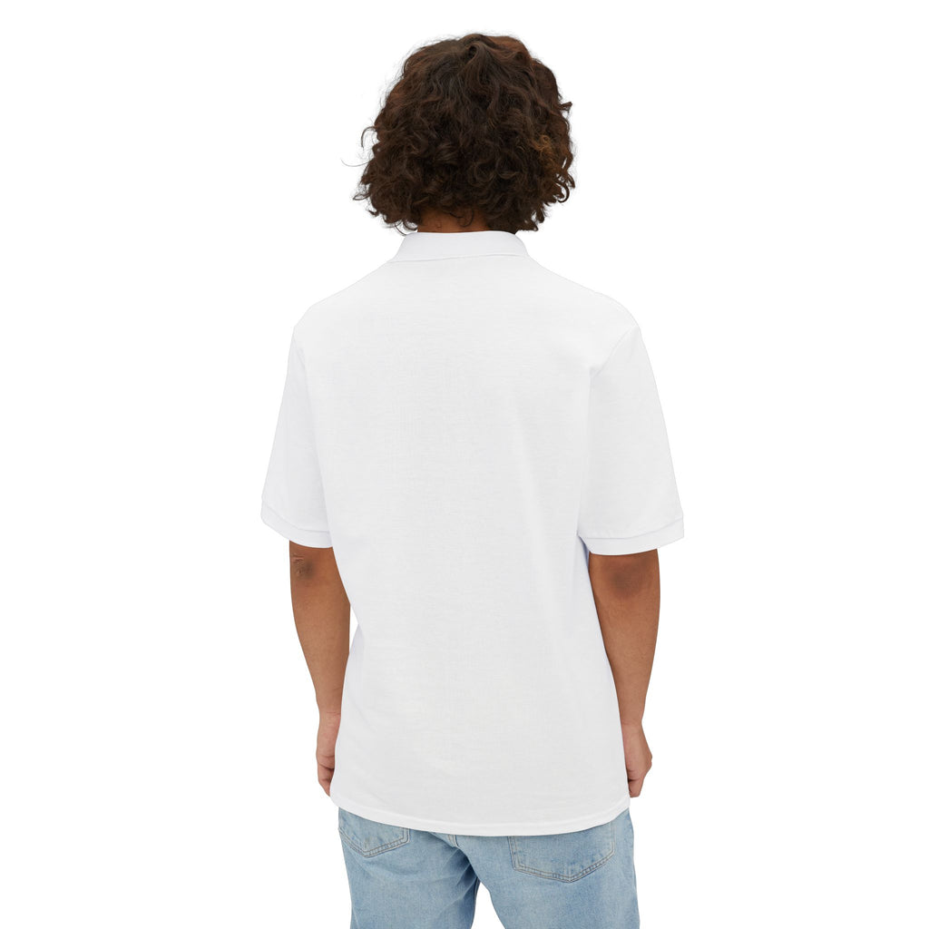 Men's Mountain Polo Shirt – Minimalist Peak Graphic