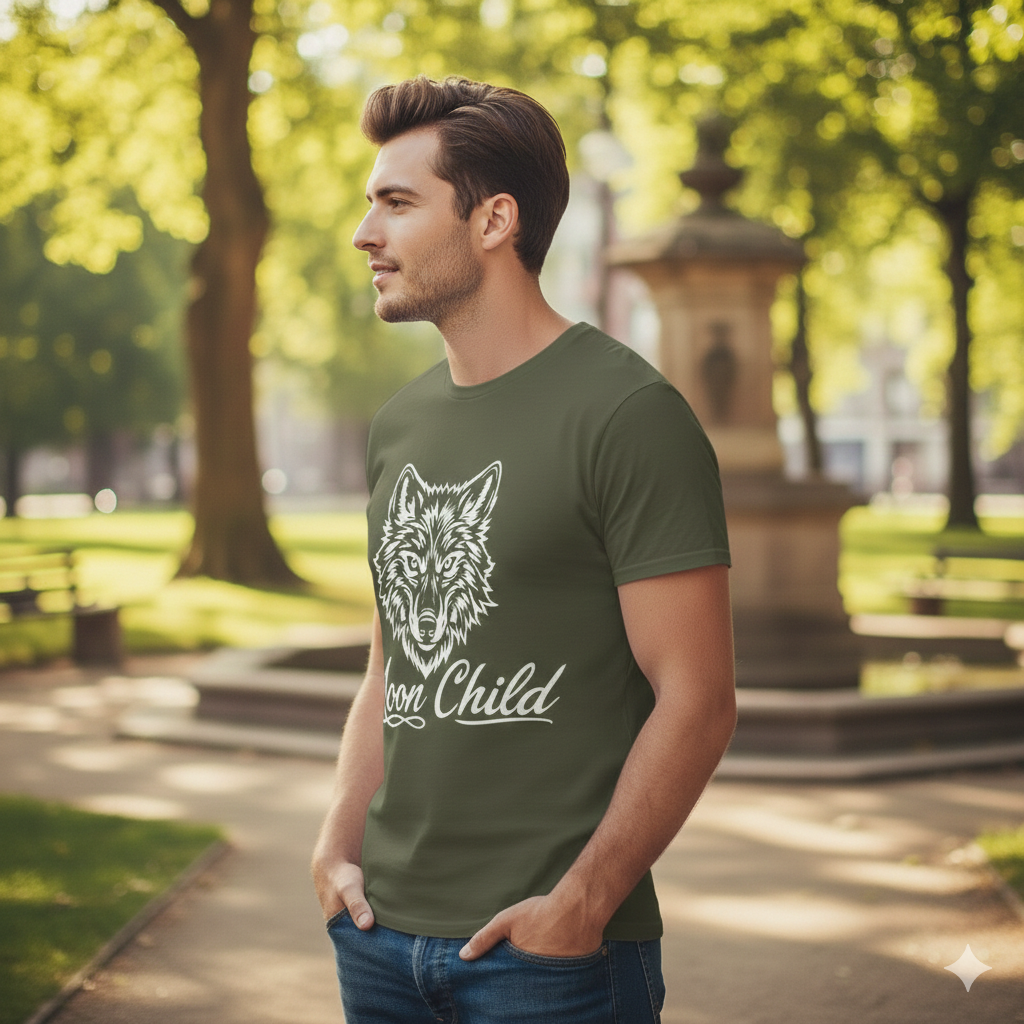 Moon Child Wolf T-Shirt