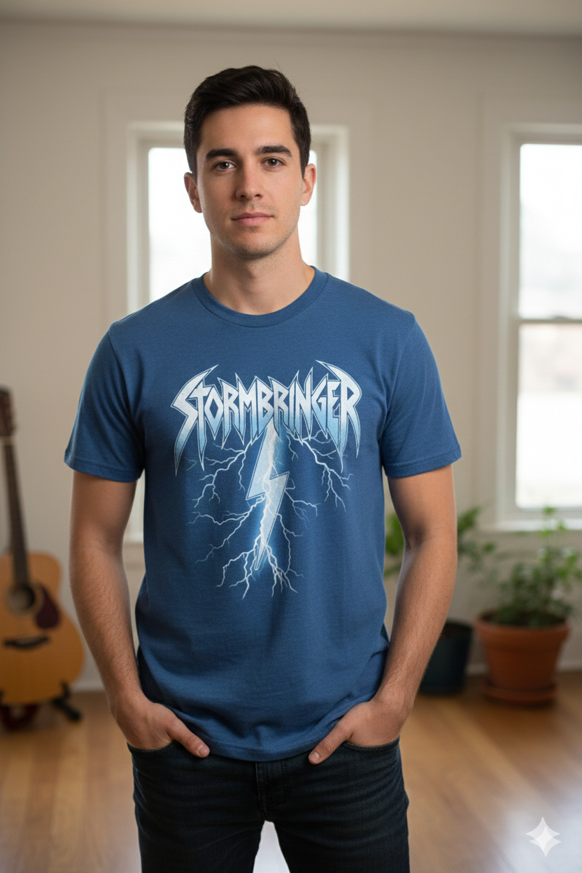 Stormbringer T-Shirt — Lightning Mountain Graphic Tee