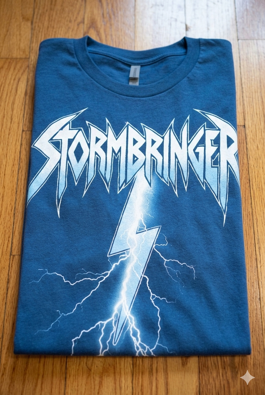 Stormbringer T-Shirt — Lightning Mountain Graphic Tee