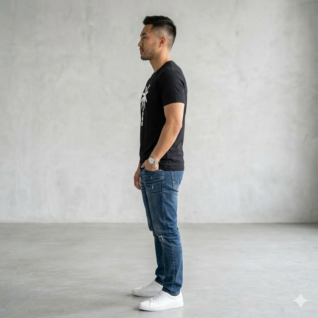 Palm Tree T-Shirt — Minimal White Palm Graphic Tee