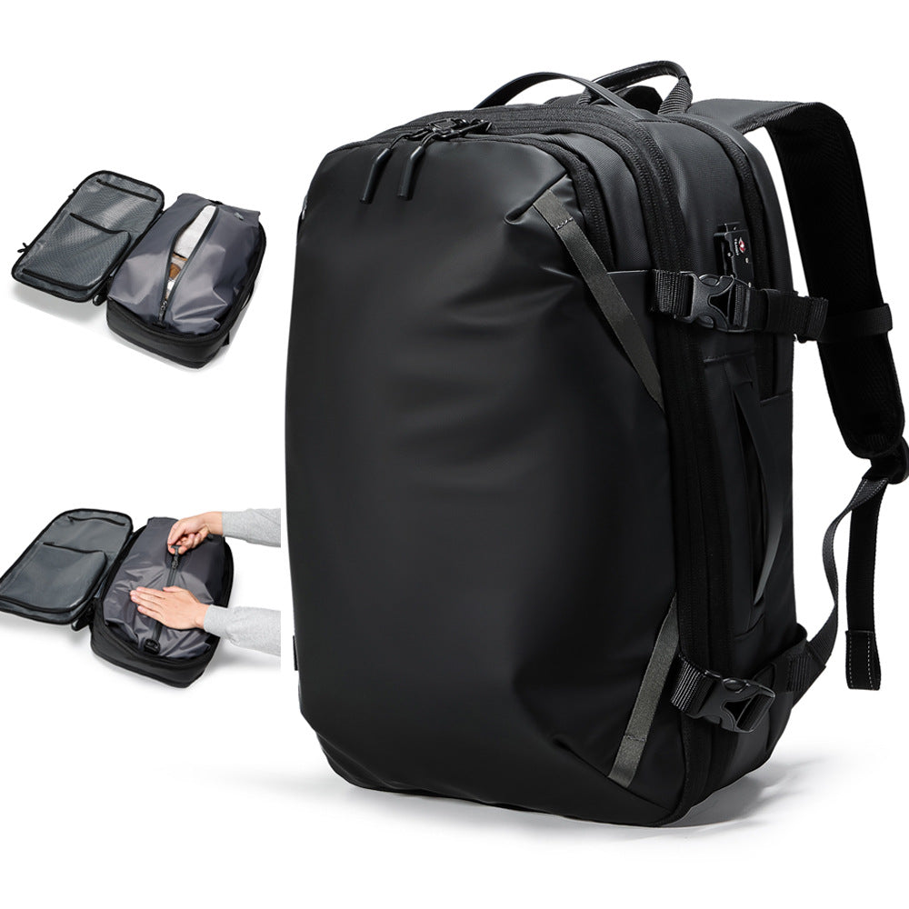 Men's Vacuum Compression Backpack Multifunctional Travel