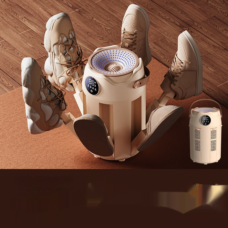 Shoe Dryer Quick-Drying Timer Portable Folding Student Shoe Dryer