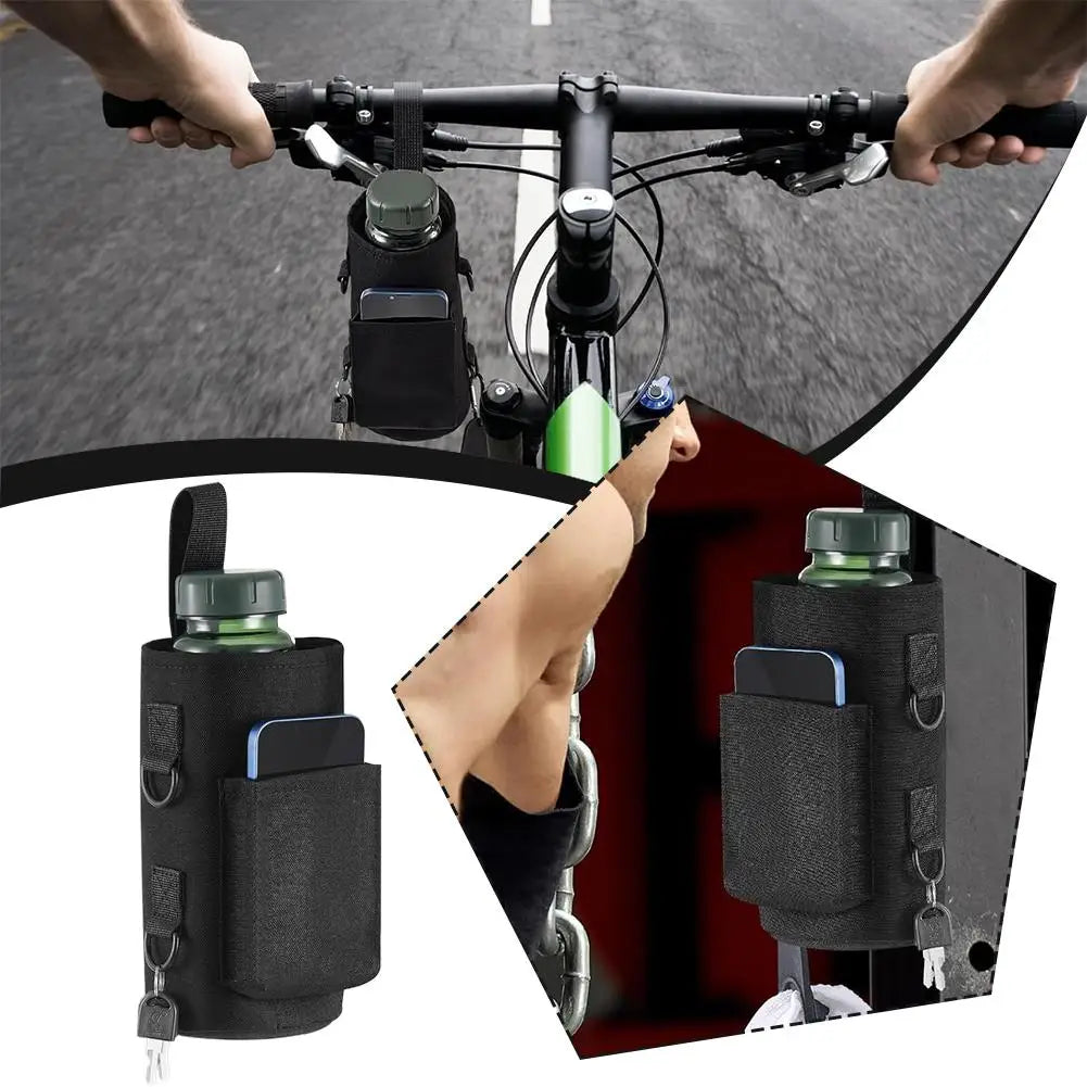 Magnetic Water Bottle Pouch Cup Holder Bag Gym-specific Water Cup Holder With Strong Magnet For Outdoor Sports Bottle Bag