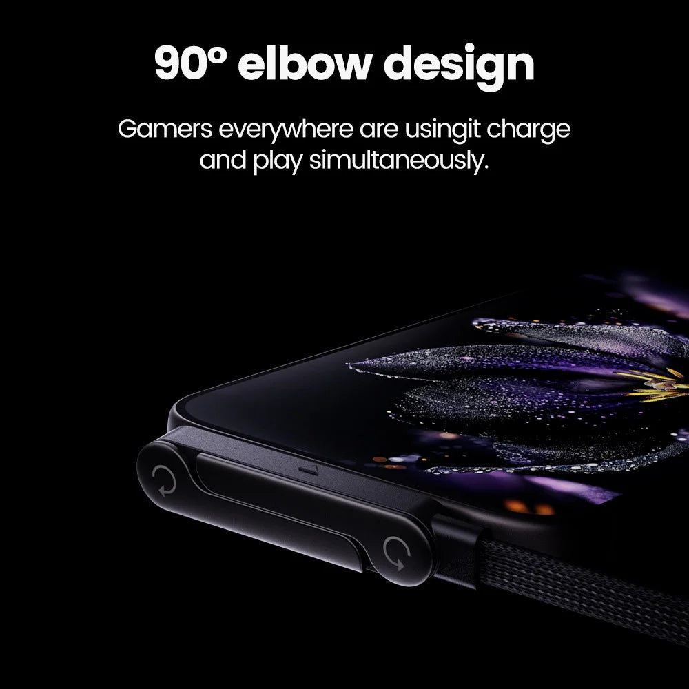 65W USB Fast Charging Cable With Foldable Phone Holder 2-in-1 Type-C Quick Charge Data Wire USB C Charging Line For Mobile Phone