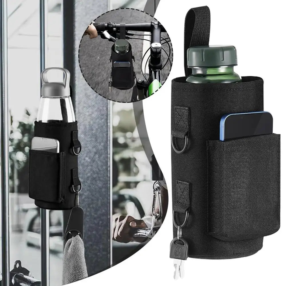 Magnetic Water Bottle Pouch Cup Holder Bag Gym-specific Water Cup Holder With Strong Magnet For Outdoor Sports Bottle Bag